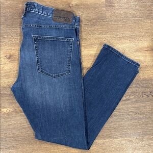 Express Blue Straight-Leg Jeans Classic Style